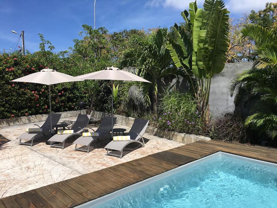 Villa Avec Piscine Privee Saint-Francois  Eksteriør billede